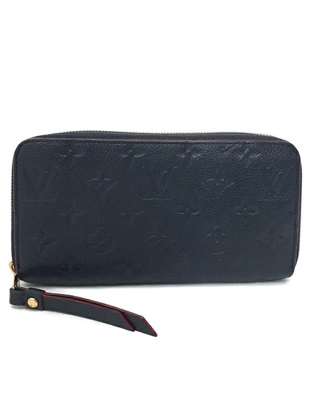 Louis Vuitton Monogram Empreinte Zippy Wallet Round Zipper Long